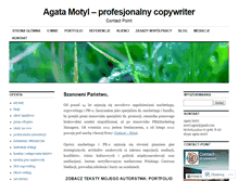 Tablet Screenshot of copywriterka.eu
